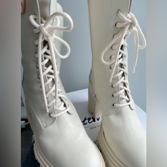 Parksville Beige Leather Boots (Made in Italy) - Picture 7 of 11